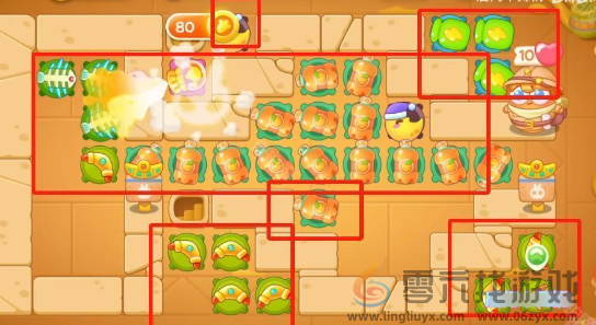 保卫萝卜4法老归来第90关通关攻略(图5) 保卫萝卜4法老归来第90关通关攻略(图5)