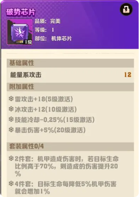 向僵尸开炮机甲芯片怎么搭配(图4) 向僵尸开炮机甲芯片怎么搭配(图4)